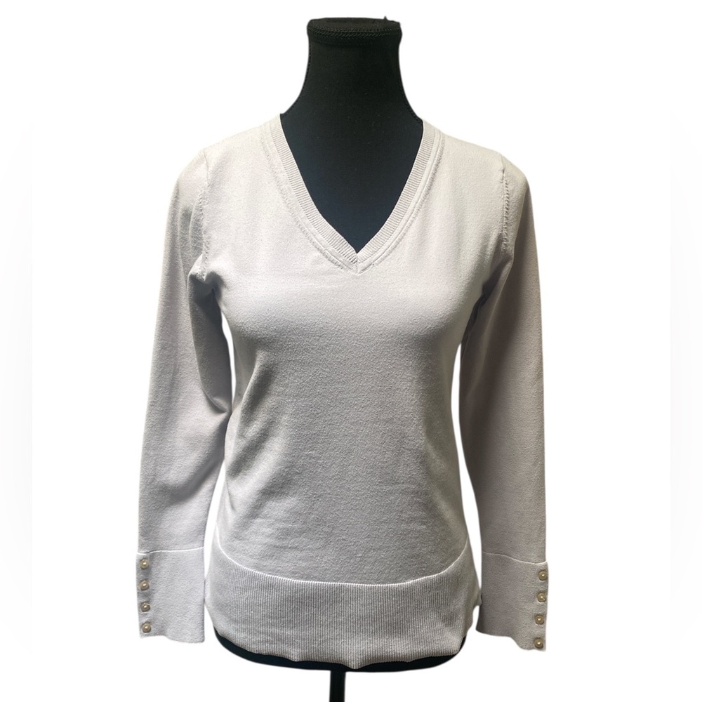 Ann Taylor V-neck Sweatshirt GUC S